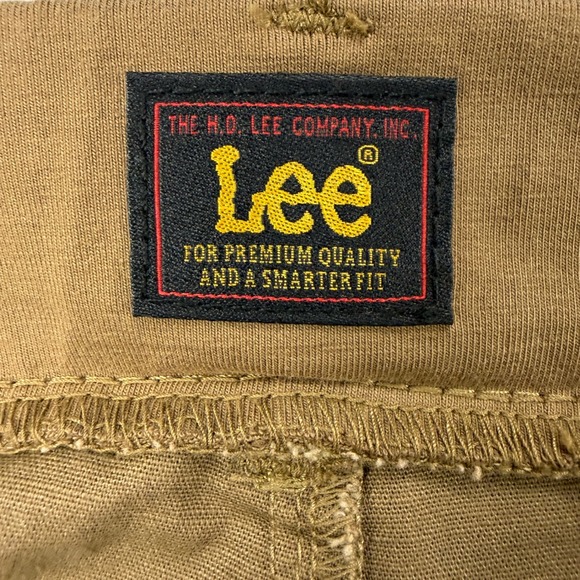 Lee Womens Brown Comfort Waistband Cargo Shorts Size 4 Stretch New - Picture 4 of 15